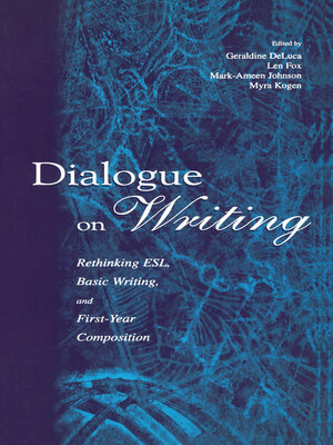 cover image of Dialogue on Writing